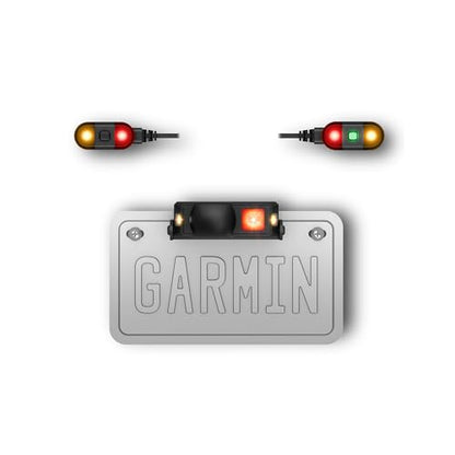 Motorcycle Radar Blind Spot System with Rearview Alerts Audio Warning and Indicator Lights