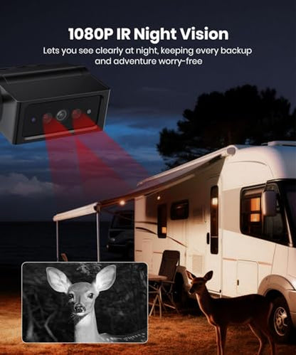 Wireless Backup Camera System for Truck HD Night Vision Easy Install