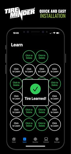 RV Smart TPMS Tire Pressure Monitoring System with 4 Transmitters Real Time Monitoring Display