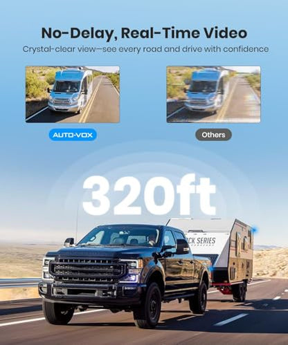 Wireless Backup Camera System for Truck HD Night Vision Easy Install