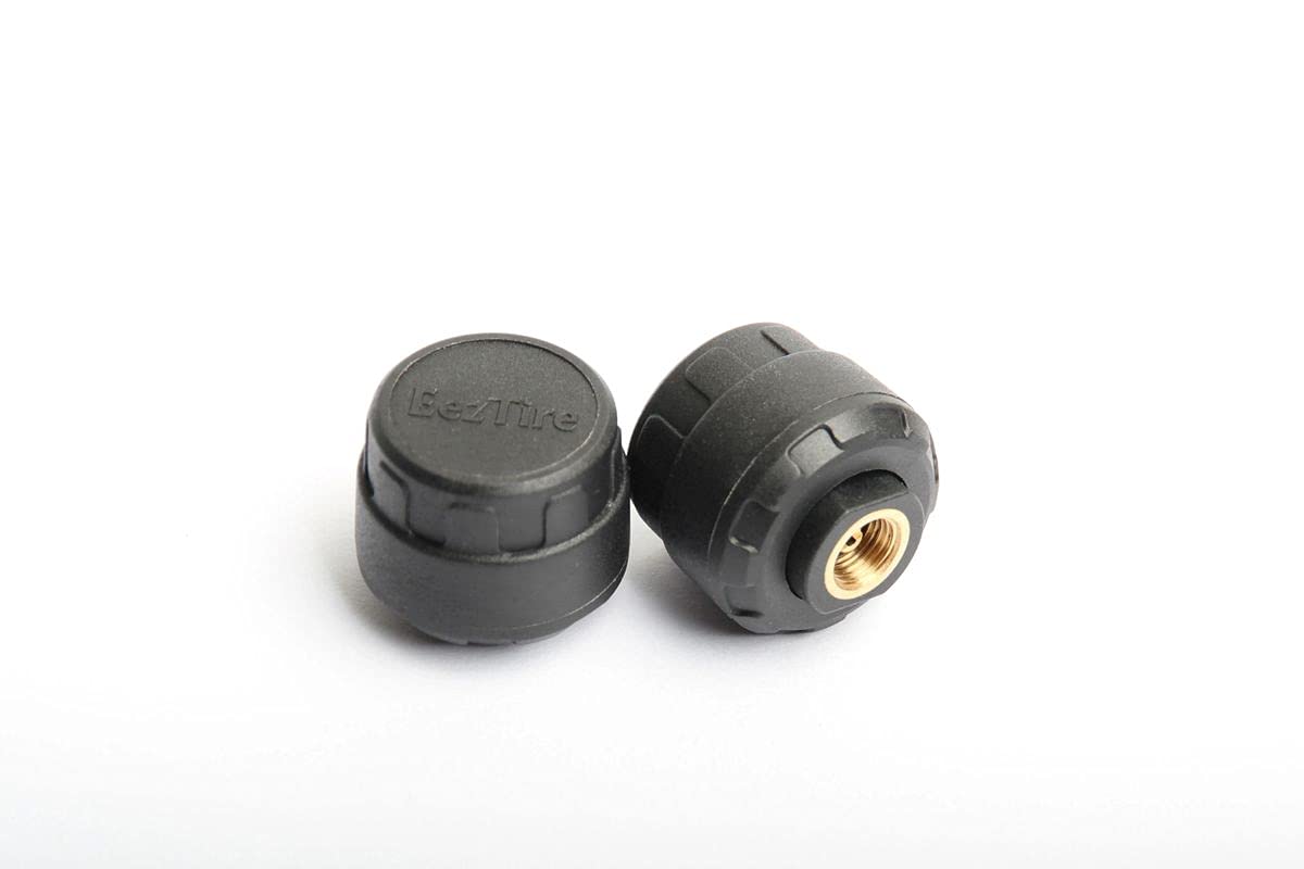 TPMS Tire Pressure and Temperature Monitoring System with 3.5" Color Display and 4 Sensors for Trailer Safety