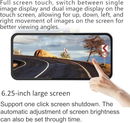 AI Blind Spot Camera with Detection Warning and Driver Assistance Monitoring System