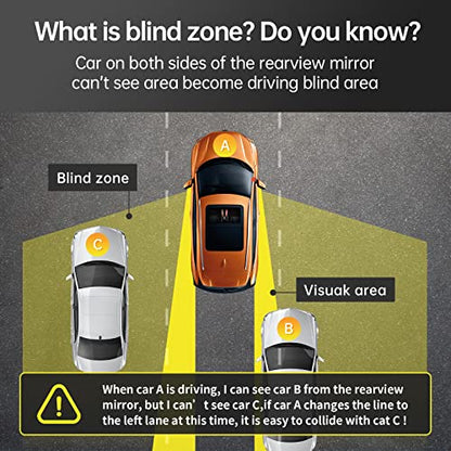 Radar Blind Spot System with Cross Traffic Alert and Lane Change Assist 40ft Range