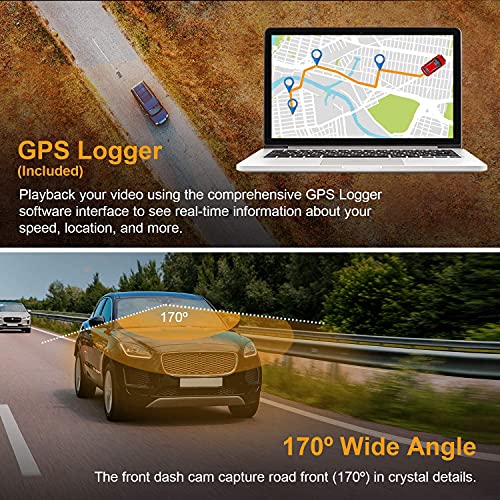 Dual Mirror Dash Cam 12” Touch Screen Front & Rear with BSD ADAS GPS Parking Monitor