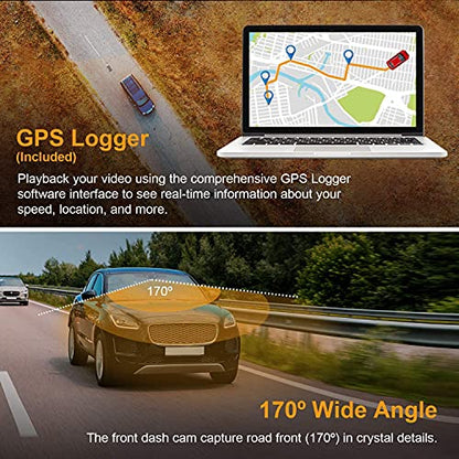 Dual Mirror Dash Cam 12” Touch Screen Front & Rear with BSD ADAS GPS Parking Monitor