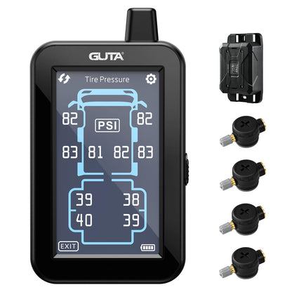 TPMS Tire Pressure Monitoring System with Color Touchscreen Display for Trailer and Vehicle Safety