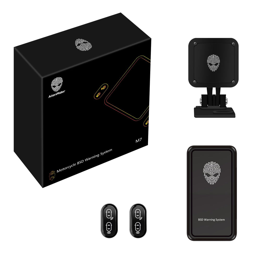 Blind Spot Detection System 77GHz Radar Safety Assist with Lane Change and Rear Collision Warning for Motorcycle