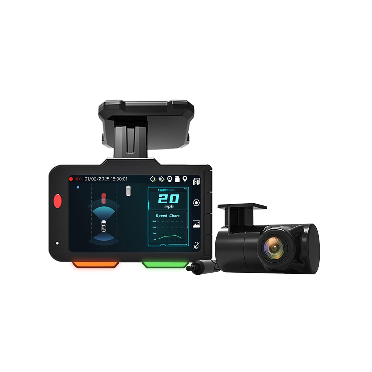 AI ADAS Dash Camera with Driver Assistance System