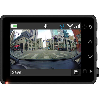 1440p Compact Dash Cam with Ultra-Wide 180° View Voice Control GPS Parking Monitor