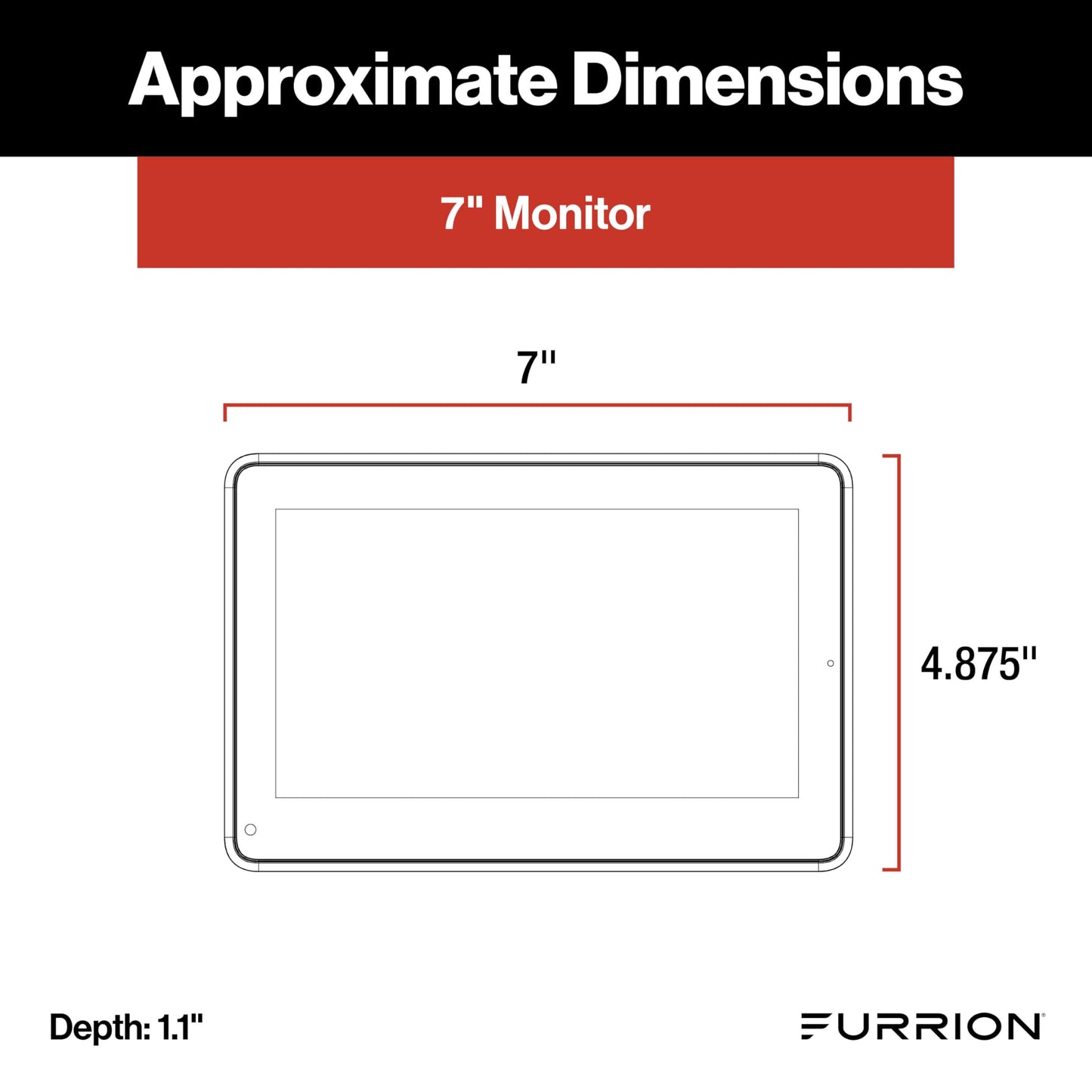 RV Observation System with 7" Monitor and Rear View Camera