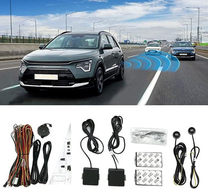 Radar Blind Spot System with Cross Traffic Alert and Lane Change Assist 40ft Range