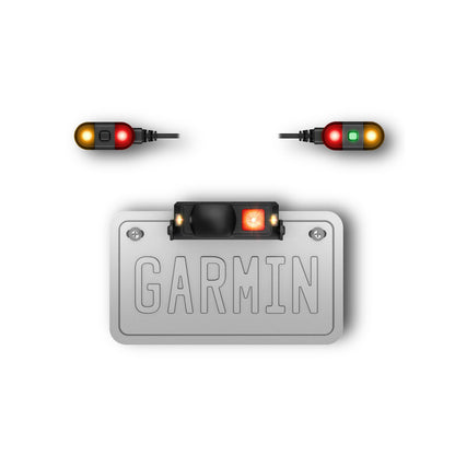 Motorcycle Radar Blind Spot System with Rearview Alerts Audio Warning and Indicator Lights