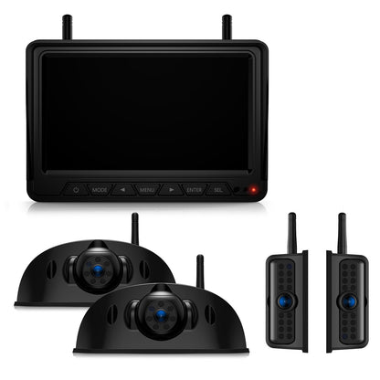 HD 1080P 7" Wireless RV Backup Camera System Pre-Wired Compatible