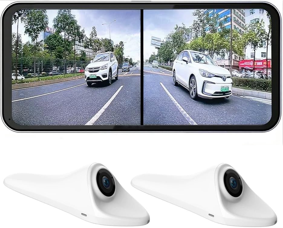 AI Blind Spot Camera with Detection Warning and Driver Assistance Monitoring System