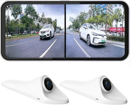 AI Blind Spot Camera with Detection Warning and Driver Assistance Monitoring System