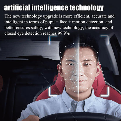 Driver Fatigue Alert System with Real-Time Monitoring AI Vision Safety Alarm Easy Install