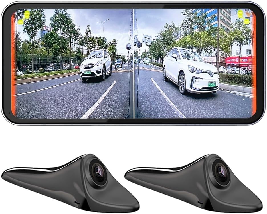 AI Blind Spot Camera with Detection Warning and Driver Assistance Monitoring System