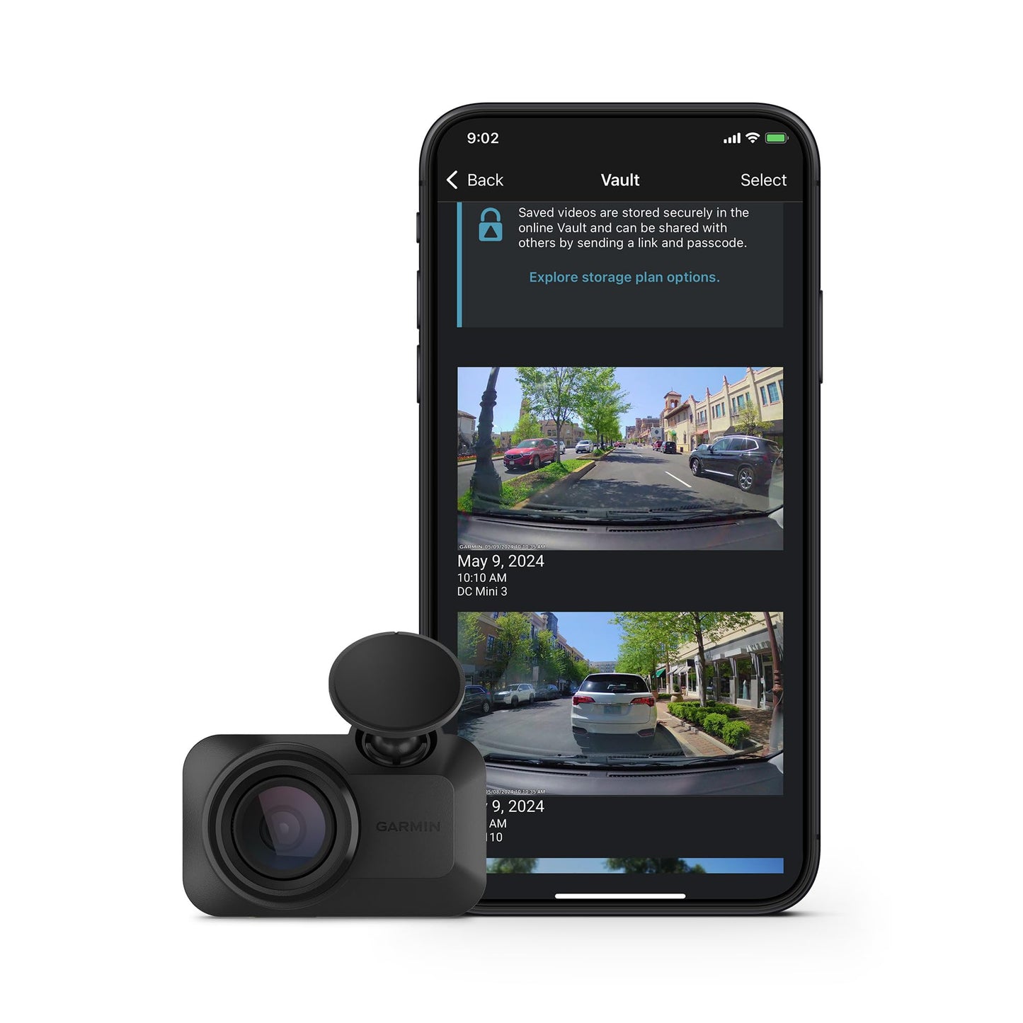 4K Dash Cam GPS Parking Monitor Compact Design