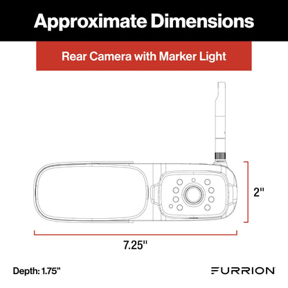 RV Observation System with 7" Monitor and Rear View Camera