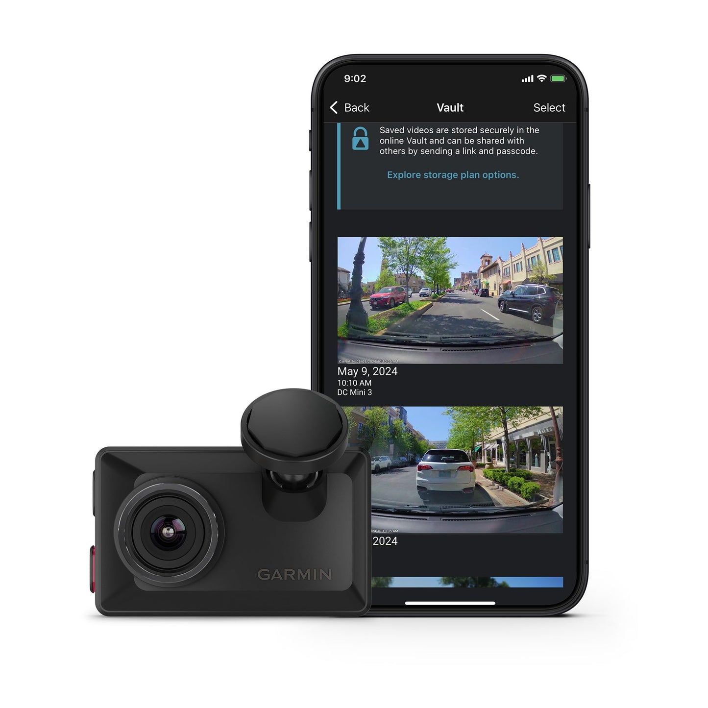 4K Dash Cam GPS Parking Monitor Compact Design