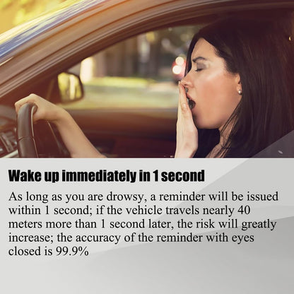 Driver Fatigue Alert System with Real-Time Monitoring AI Vision Safety Alarm Easy Install