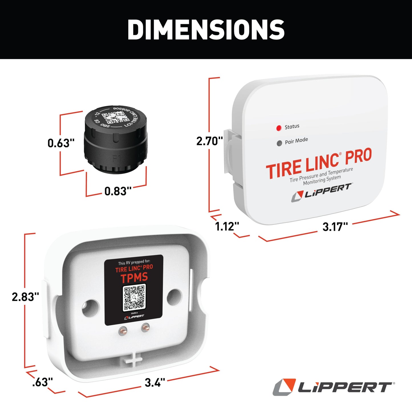 RV Trailer TPMS Solar Tire Pressure Monitoring System with Display Sensors
