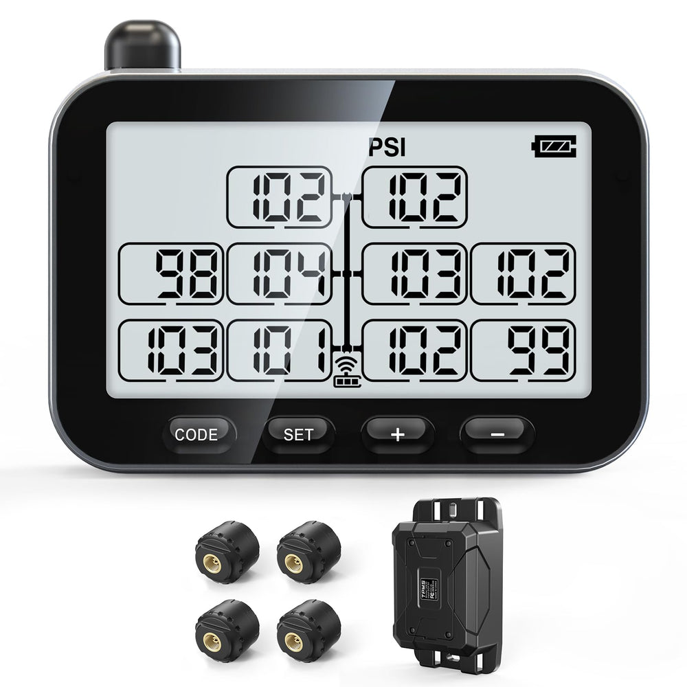 Trailer TPMS Tire Pressure Monitoring System for Real-Time Pressure and Temperature Monitoring