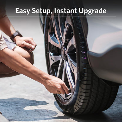 Trailer Tire Pressure Monitoring System GT50 Real-Time Pressure and Temperature Display for RV and Truck Safety