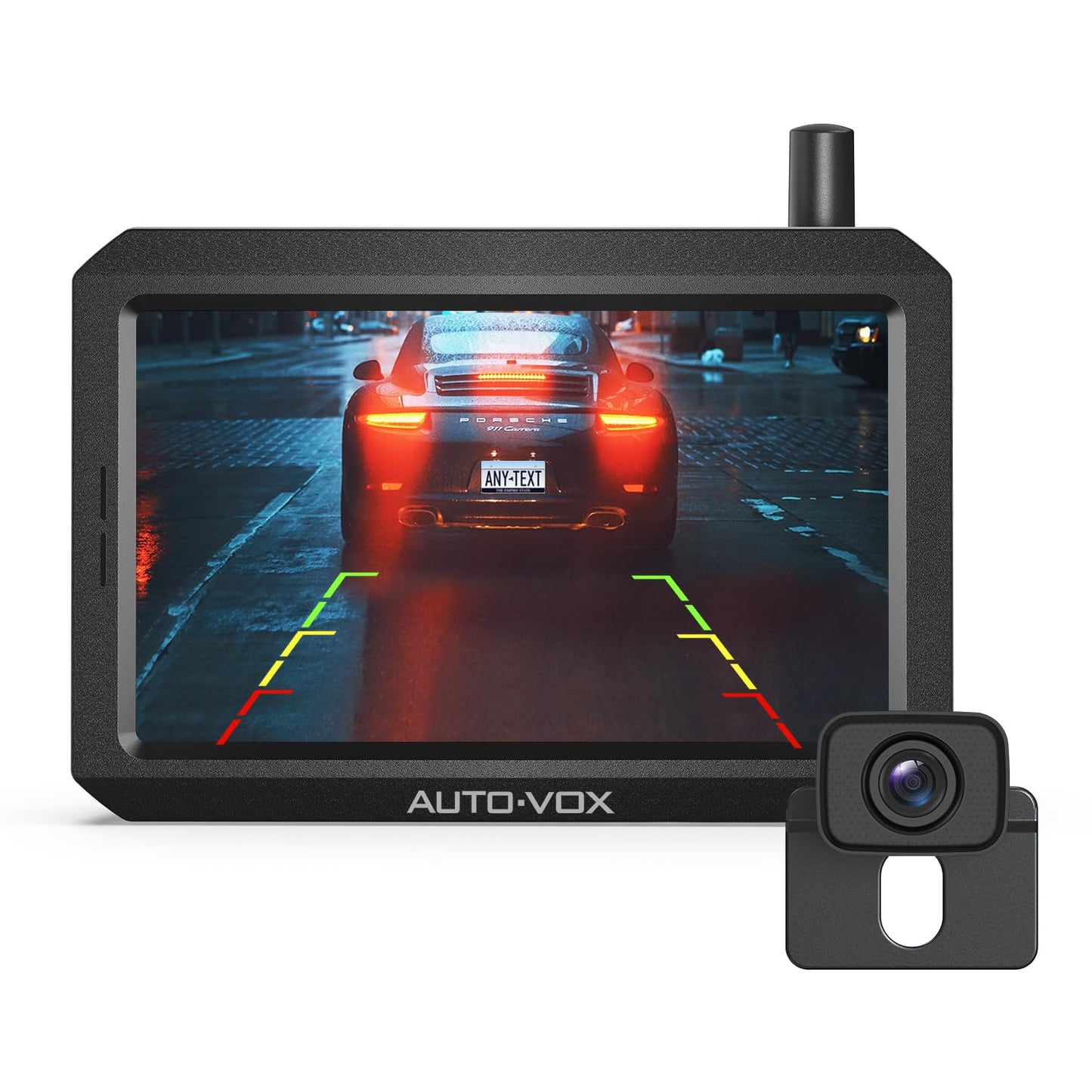 Wireless Backup Camera 1080P HD Dual Channel Monitor with Night Vision IP69K Waterproof