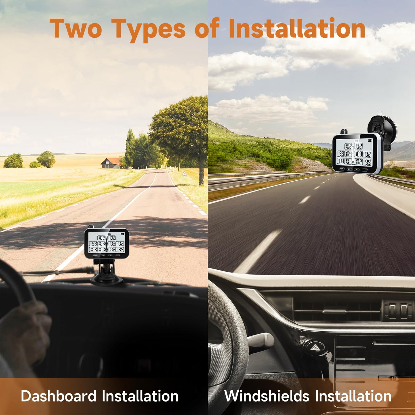 Trailer TPMS Tire Pressure Monitoring System for Real-Time Pressure and Temperature Monitoring