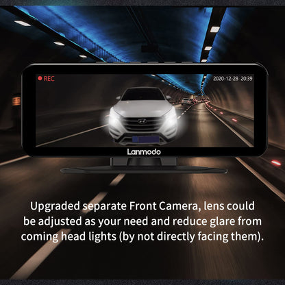 Night Vision Dash Cam with Waterproof Design for Vehicle Safety