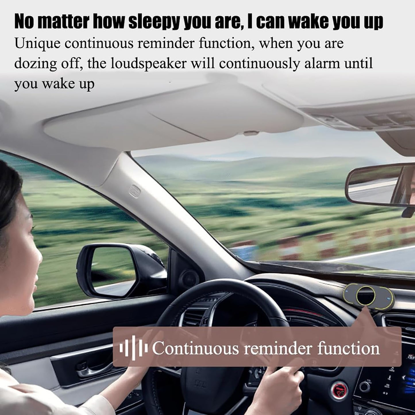 Driver Fatigue Alert System with Real-Time Monitoring AI Vision Safety Alarm Easy Install