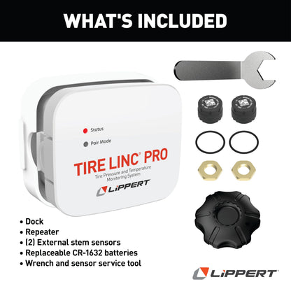 RV Trailer TPMS Solar Tire Pressure Monitoring System with Display Sensors