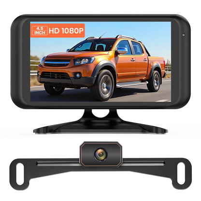 Wireless Backup Camera 1080P HD Dual Channel Monitor with Night Vision IP69K Waterproof