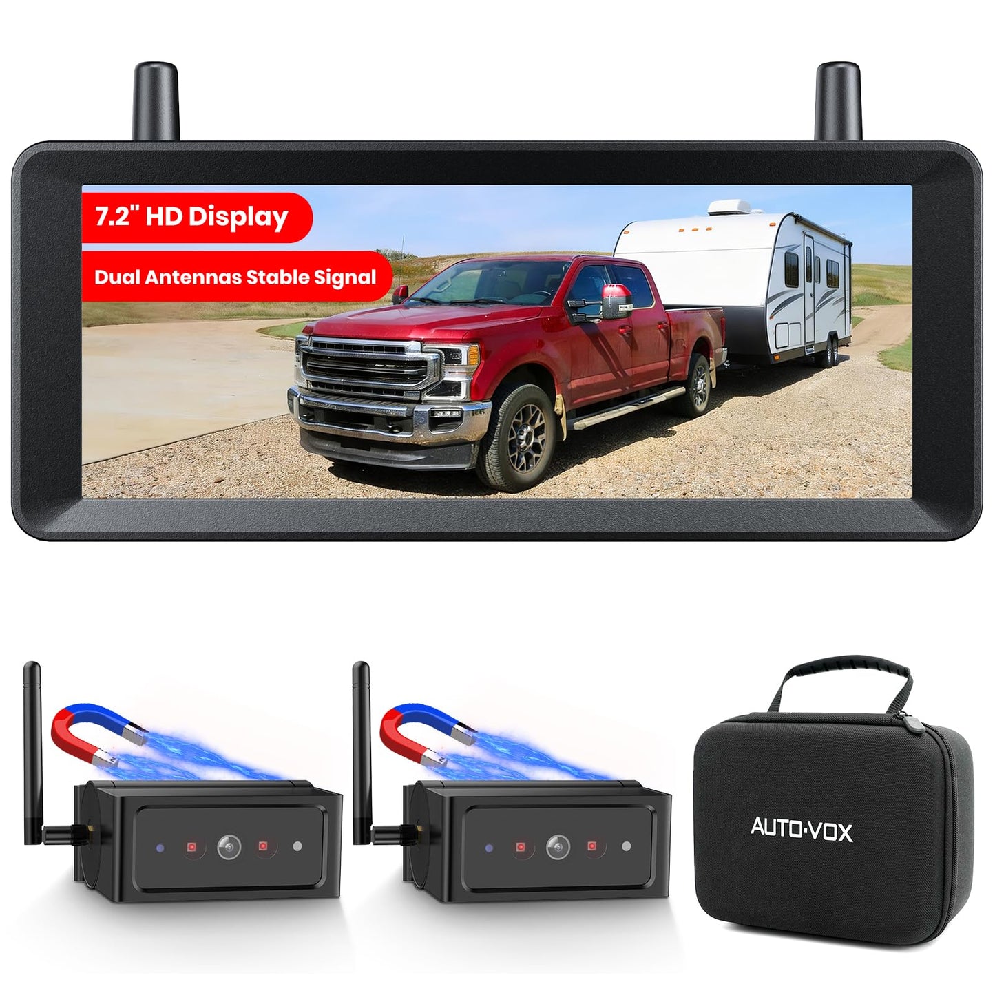 Wireless Backup Camera System for Truck HD Night Vision Easy Install
